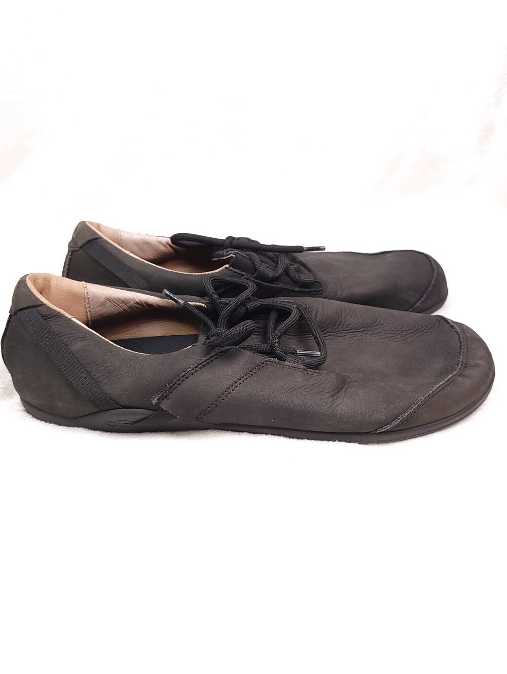 Xero Shoes Mens 11 Hana Minimalist Barefoot Shoes Black Leather